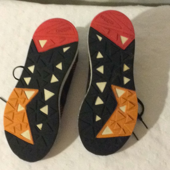 Adidas Cloudfoam black & red men sneakers size #7 - Picture 8 of 8